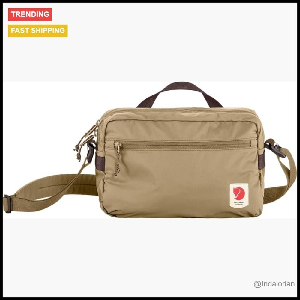 Lightweight Recycled Nylon Crossbody Bag Adjustable Strap Travel Minimal Chic